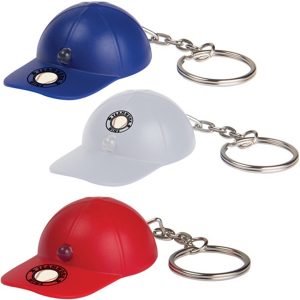 Mini Baseball Cap Light Keychain