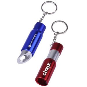 LED Flashlight Bottle Opener Keychain