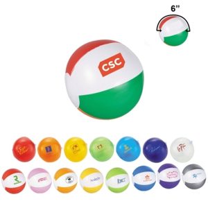 Mini Beach Balls 6" multi color and solids translucents