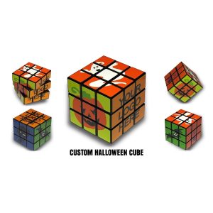 Halloween Themed Puzzle Cube 2.25" Customize One Side