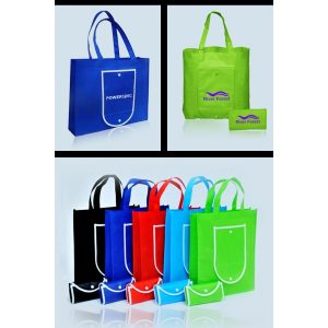 Shopper Tote Bag Foldable Non-Woven