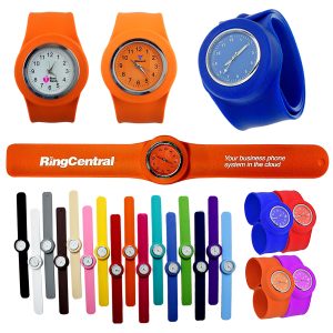 Waterproof Silicone analog Slap Watch