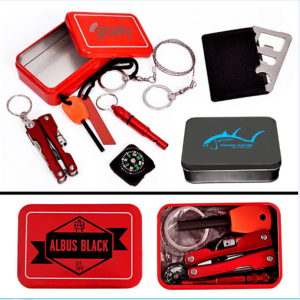 Outdoor Survival Kit Tin