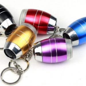 Barrel Flashlight Keychain