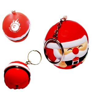 Mini Santa Stress Ball/Keychain