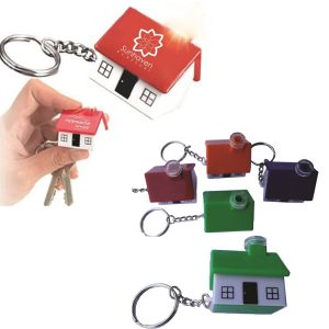 Mini House Shaped light Keychain