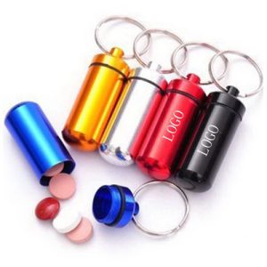 Capsule Container Multi-use Keychain
