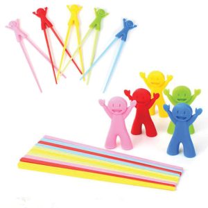 ChopSticks & Silicone Topper Happy Person Printed.