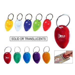 Lottery Scratcher Tear Drop Keyring Fob