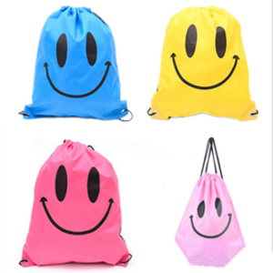 Smile Drawstring Sportspack Bag