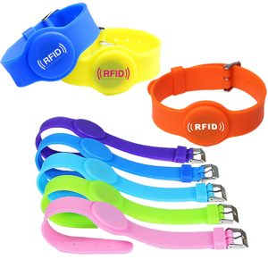 RFID Silicone Bracelet Adjustable Buckle Hotel Door Entry
