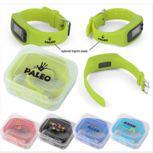 Pedometer Fitness Tracker Watch and Case