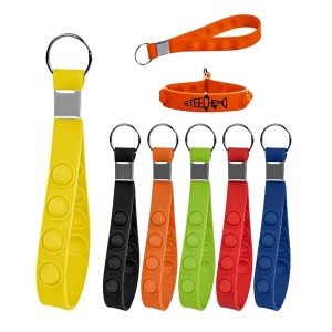 Custom Pop It Keychain Bracelet