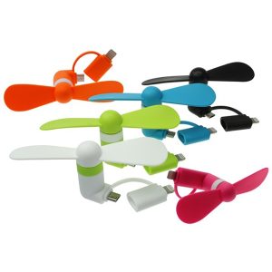 Mini Cell Phone Fan Lightning and Micro USB
