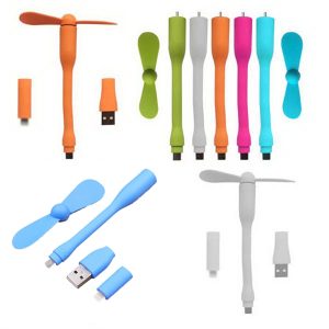 3-in-1 Mini USB Phone Fan