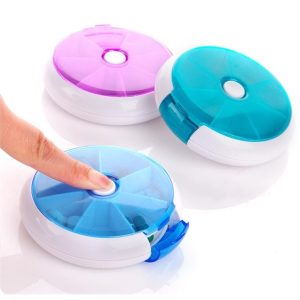 7 day Round Medicine pill box