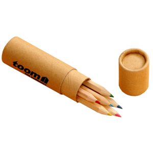 Mini Colored Pencil Tube Set 6-piece Set Eco friendly