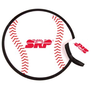 Baseball Folding Flyer Frisbee Disc and Pouch