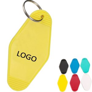 Hotel Motel Retro Key Tag Keyring