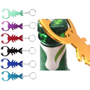 Lobster Shape Bottle Opener Keychain