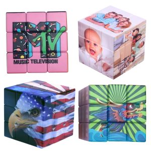 Puzzle Cube Custom UV Direct Print Full Color 4"