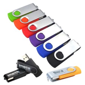 USB Swivel Twist Flash Drive Memory Stick