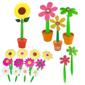 Flower Shaped Pen And Pot holder