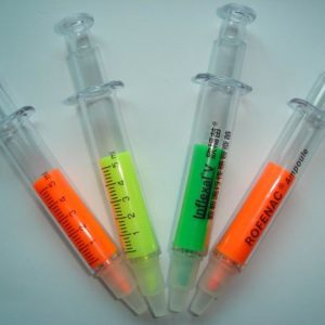 Syringe Shaped highlighter pen