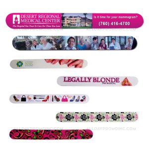 Nail File Emery Board Full Color 7"