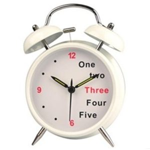 Double Bell Alarm Clock Desktop Classic Retro Customize