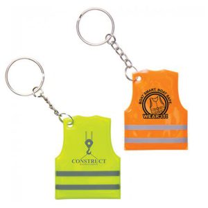 Safety Vest Keychain Reflective