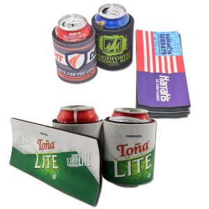 Can Cooler Wrap Sleeve Snap Action