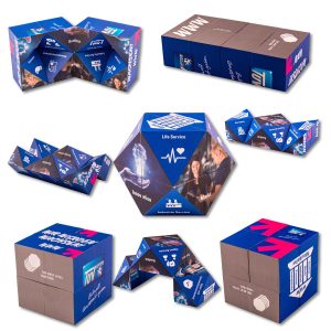 Diamond Cube Flip and Fold Puzzle Magnetic