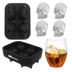 Skull Shape Ice Cube Tray